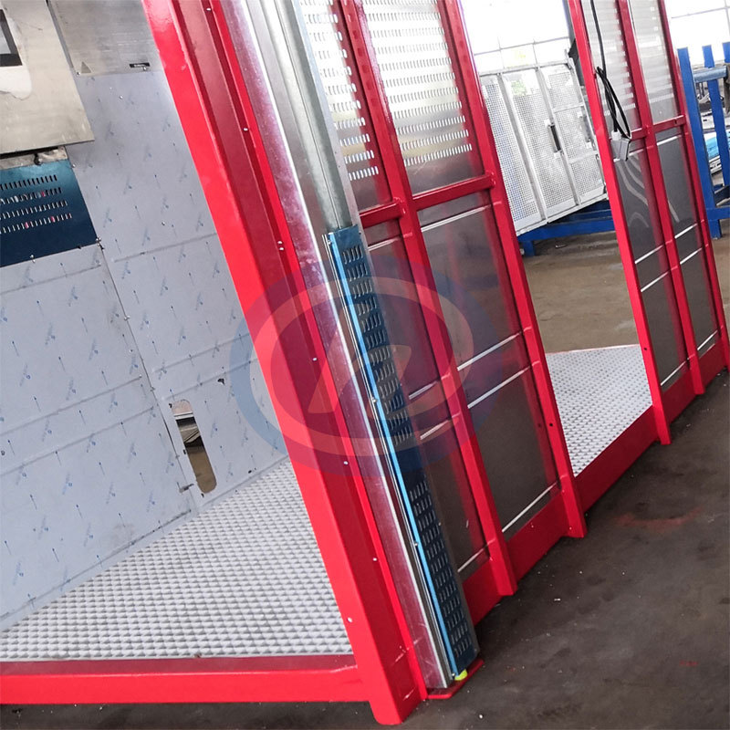 工程施工升降机底板电梯底板用整块玻璃钢格栅板减轻电梯重量