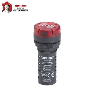 德力西电气 蜂鸣器;LAY5s-FM 连续闪烁式 AC.DC 24V 黄(蜂鸣器)