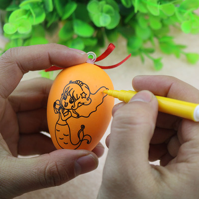 originality DIY Hand drawn Eggs children Toys Coloring Eggs student prize kindergarten gift wholesale