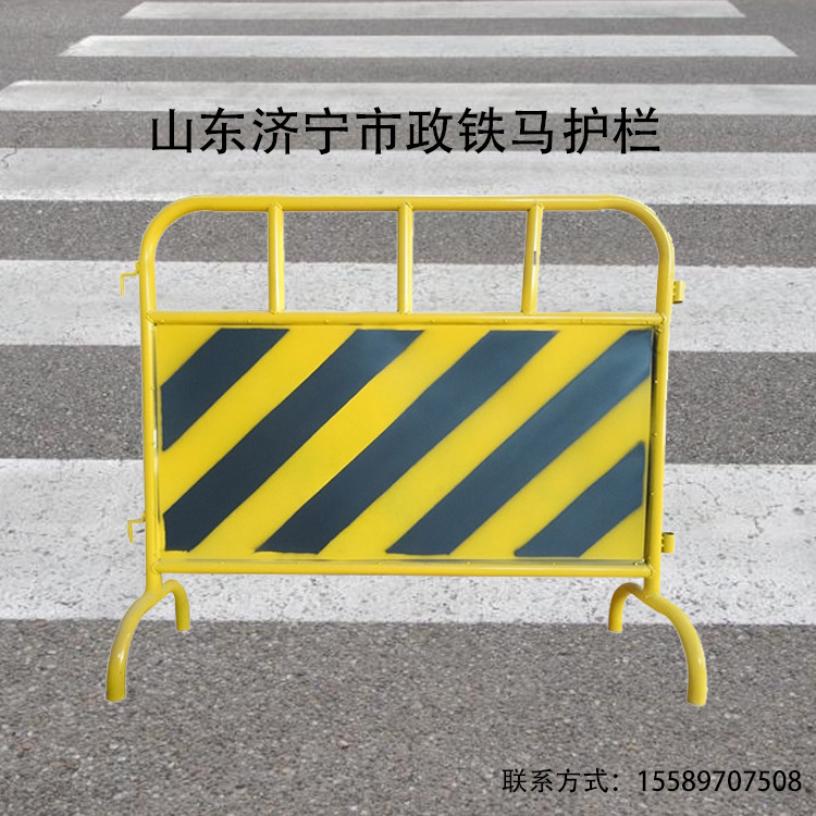 铁马镀锌施工人形道路移动市政施工工程护栏隔离围栏杆厂家直销