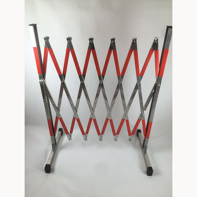 不锈钢安全伸缩围栏可移动式电力施工安全警示反光护栏栅栏防护栏|ru