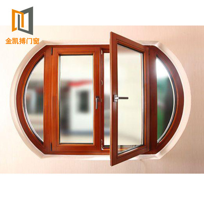 Manufactor Direct selling high-grade Solid wood window Soundproofing heat insulation Theft prevention European style Aluminum wood reunite with Bridge aluminum Casement Closed balcony