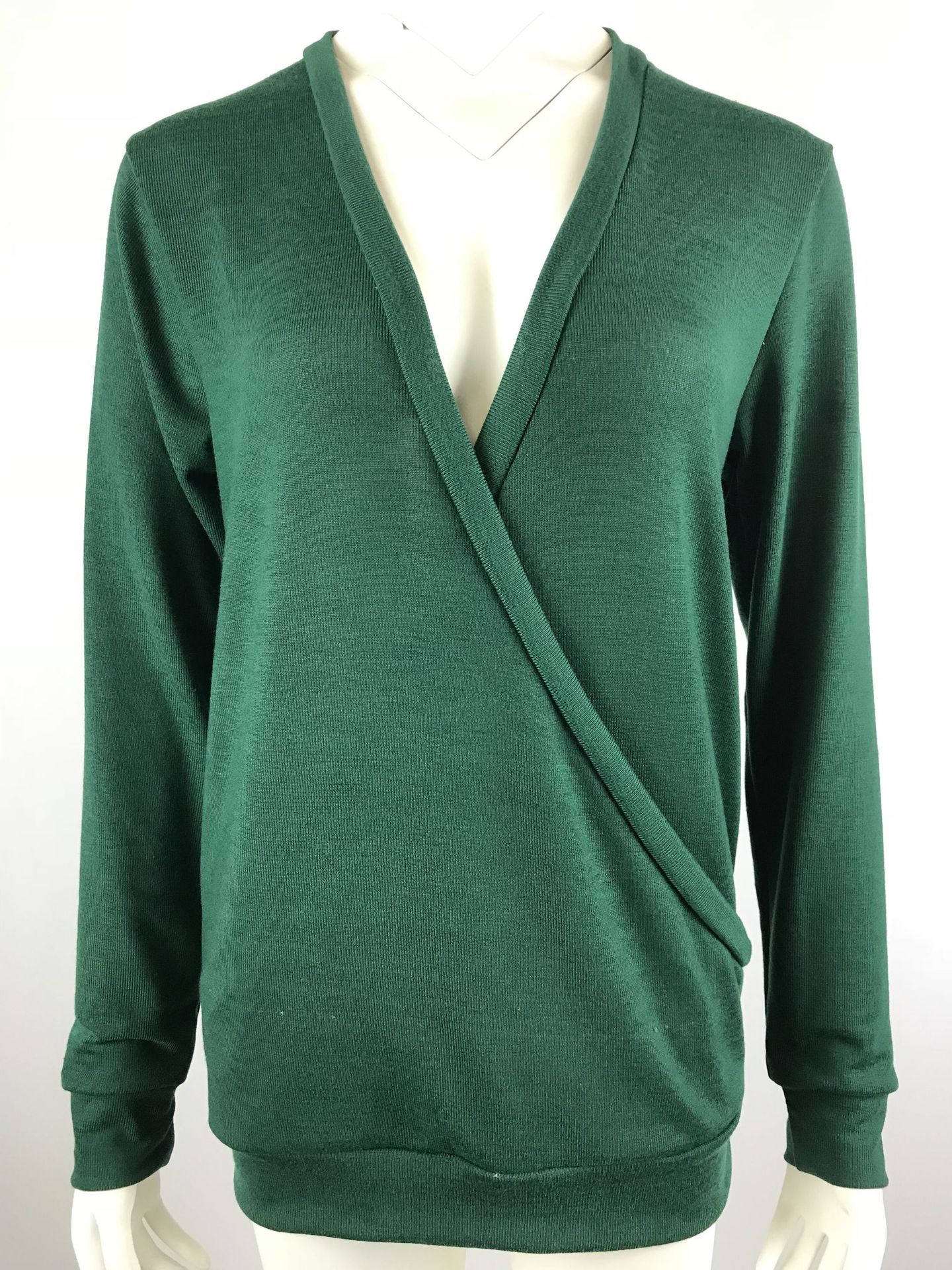 Streetwear Style Streetwear Solid Color Cotton Blend Polyester V Neck Long Sleeve Regular Sleeve Patchwork Tassel T-shirt