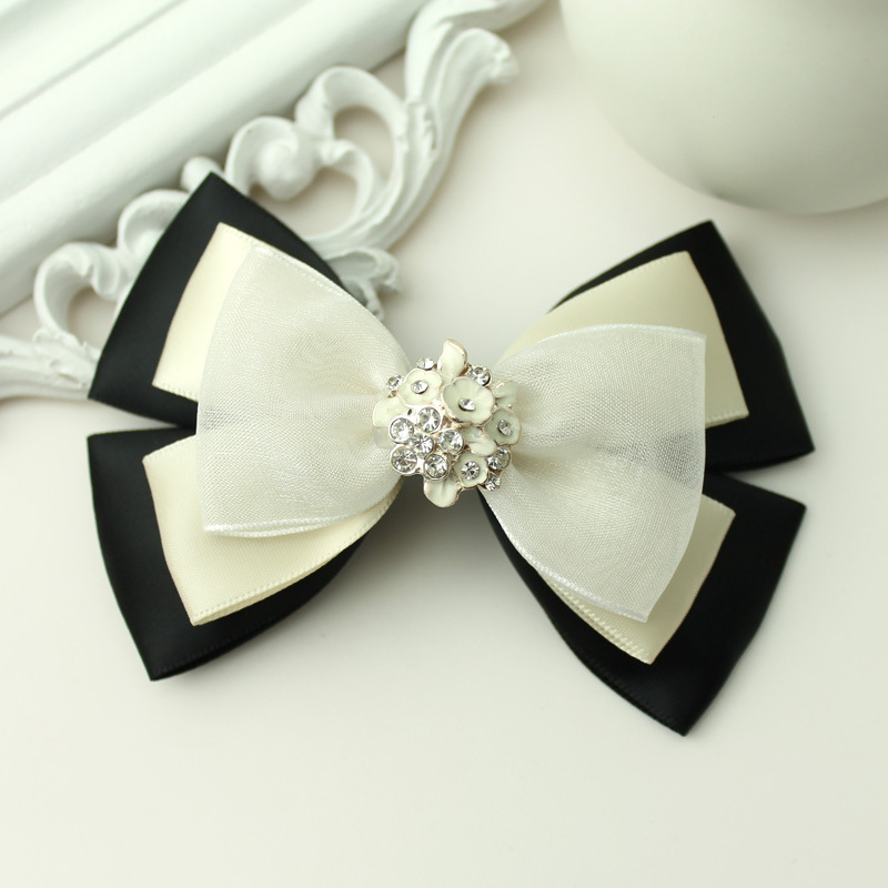 Procesamiento al por mayor accesorios para el cabello arco coreano joyería hecha a mano lindo hilo de nieve tocado niñas clip superior hilo blanco