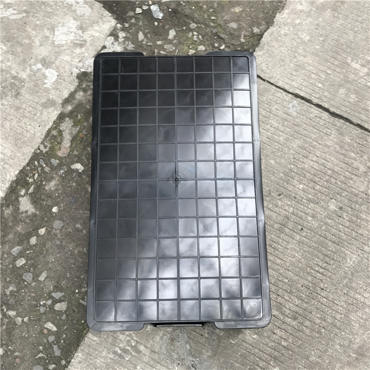 大面包箱 17号静电周转箱 塑胶PP防静电物料箱 黑色抗静电胶箱筐