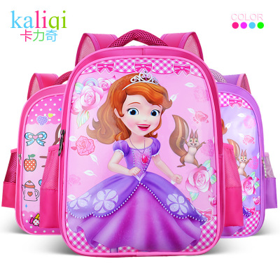 2020新款小学生书包儿童卡通书包批发减负双肩背包定制1-3双肩包
