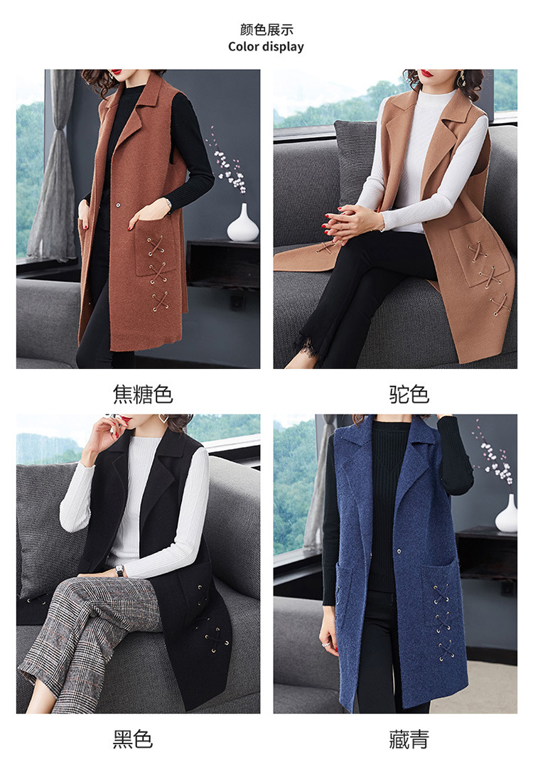 Gilet femme HIRONDELLE CHRYSALIDE en Tricot - Ref 3316342 Image 11