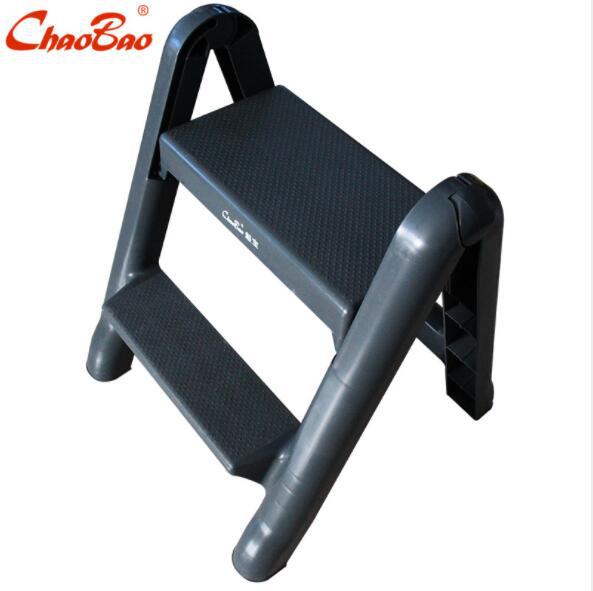 Wholesale super treasure C-099C Pedal Portable Buti thickening Plastic Folding ladder Household Herringbone ladder