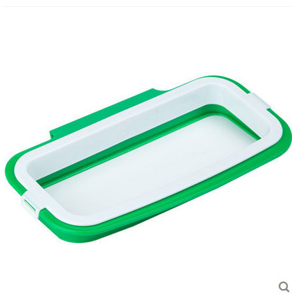 New hangable kitchen garbage rack Cabinet door hanging trash can holder storage rack garbage bag rack