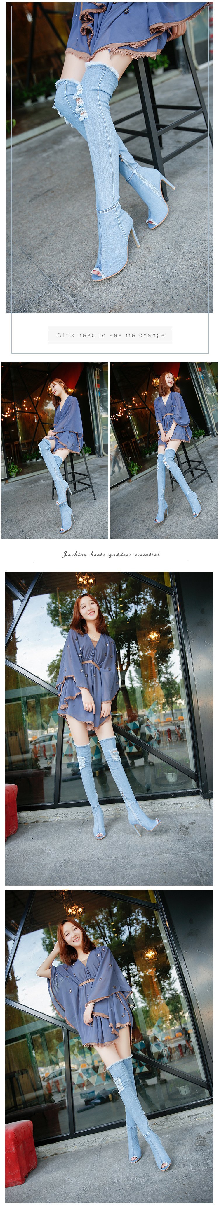 Bottes femme en Tissu - Ref 3354722 Image 18