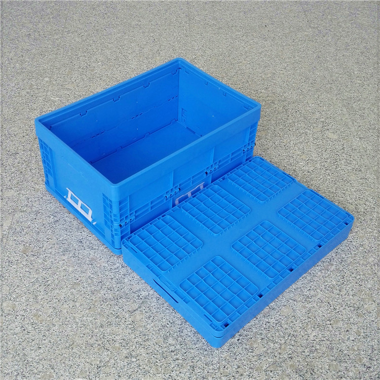 供应折叠箱 600*400*280塑料折叠箱 上海广东湖南折叠塑料箱