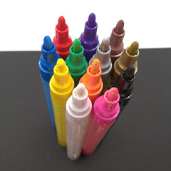 Cross-border body painting mobile phone case DIY water-based acrylic marker graffiti Guka 48-color watercolor brush