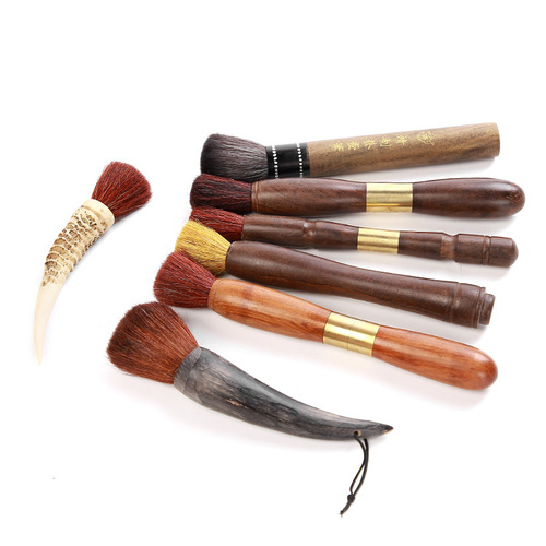 Kung Fu tea set accessories set pot pen tea sweep tea pen sweep water brush tea brush tea tray tea ceremony tea table spare parts for home use