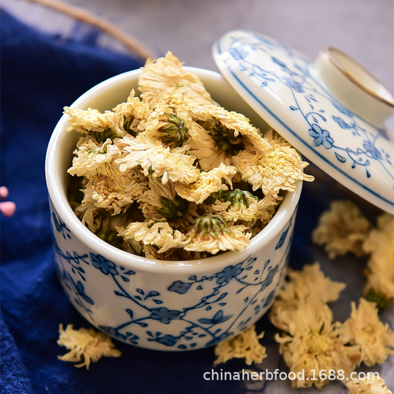 White Chrysanthemum Tea Hang Bai Ju Dried Flower Tea 500g Herbal Infusion key features