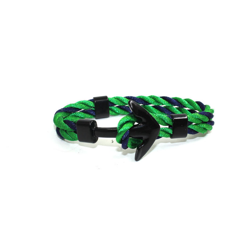Popular Amazon wish hot sale Black Anchor bracelet fashion retro European and American hand jewelry Yiwu manufacturer Popular Amazon wish hot sale Black Anchor bracelet fashion retro European and American hand jewelry Yiwu manufacturer