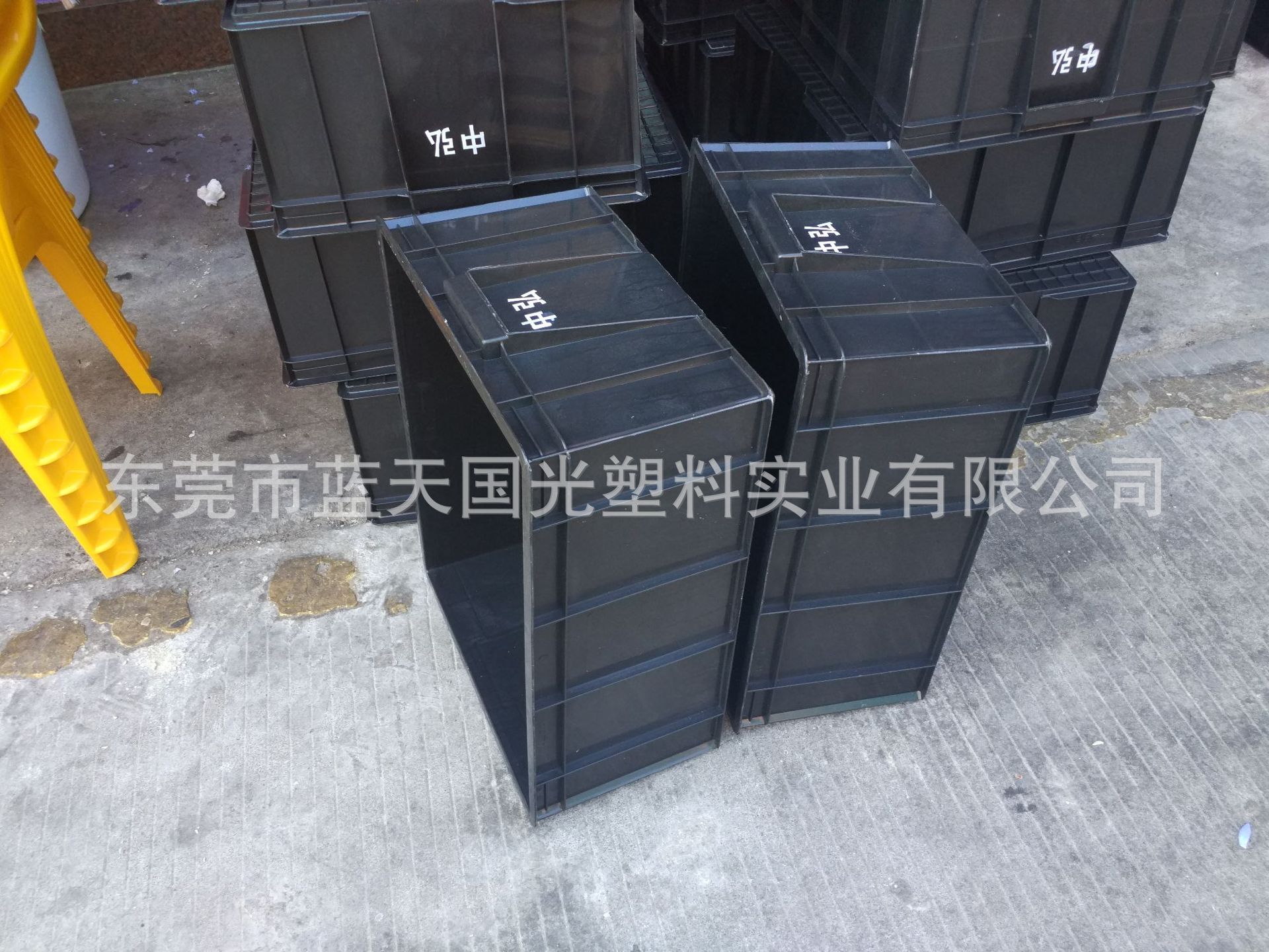 电子厂无尘车间通用防静电塑胶箱 耐酸碱防静电周转箱 现货直销