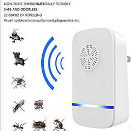 厂家直销 电子超声波驱鼠器驱蚊器灭老鼠器 灭蟑螂家用驱虫器