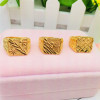 Brass jewelry, accessory, square fashionable ring, wholesale