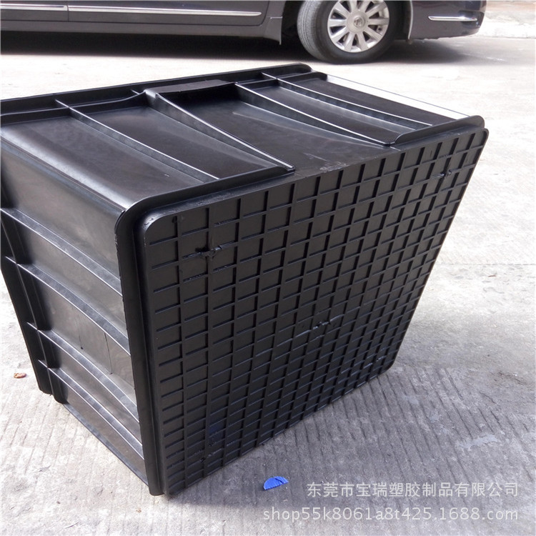 加厚塑料周转箱塑料箱子胶箱物流中转箱周转筐带盖