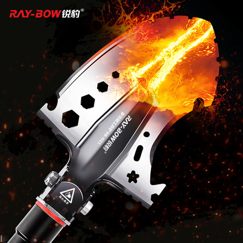 Ruibao engineer shovel multifunctional outdoor shovel folding shovel truck-mounted shovel army ordnance shovel manganese steel outdoor equipment