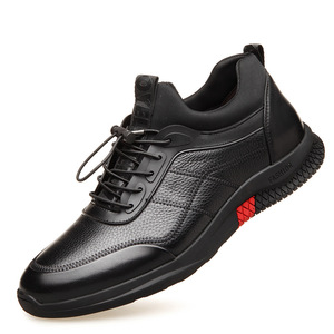 男鞋秋冬新款内增高男士休闲鞋韩版运动休闲鞋潮流套脚男潮鞋子