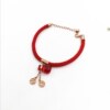 本命年泰国转运葫芦红绳手链招财福袋铜钱钛钢玫瑰金手链批发|ms