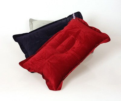 Large Flocking PVC inflation square pillow Outdoor camping Cushion travel Pillows Pillow Customize LOGO