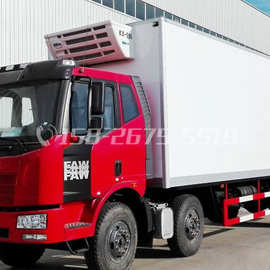 解放J6小三轴国五8.7米冷藏车 冷藏车厂 冷藏车图片