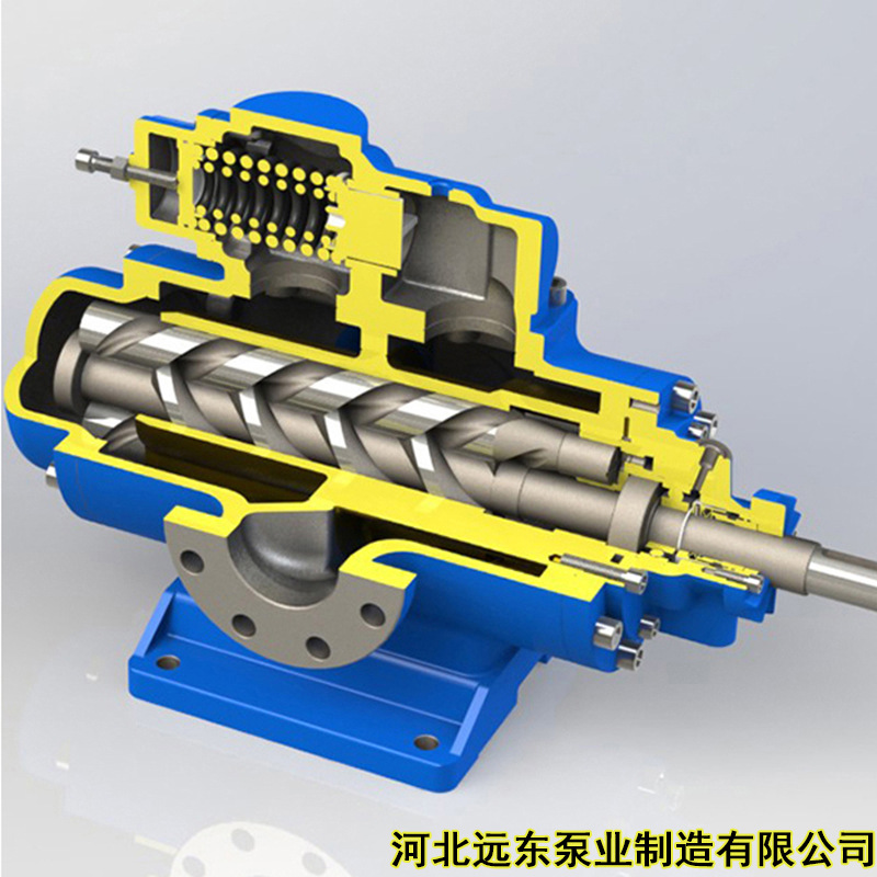 供应泡沫原料输送泵使用SNH80R36E6.7W21三螺杆泵采用外置轴承