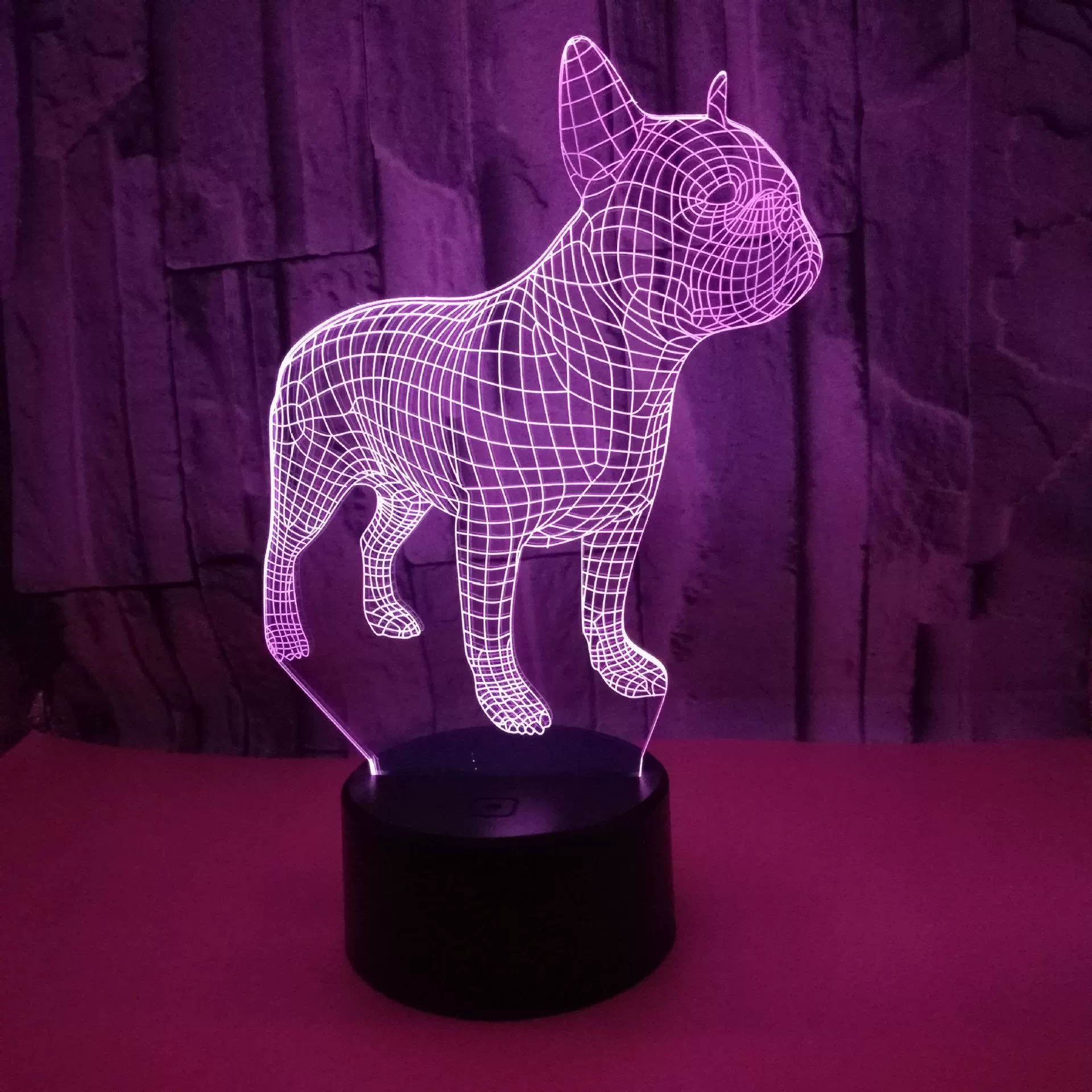 Ночной светильник, настольная лампа, 3D, пульт дистанционного управления