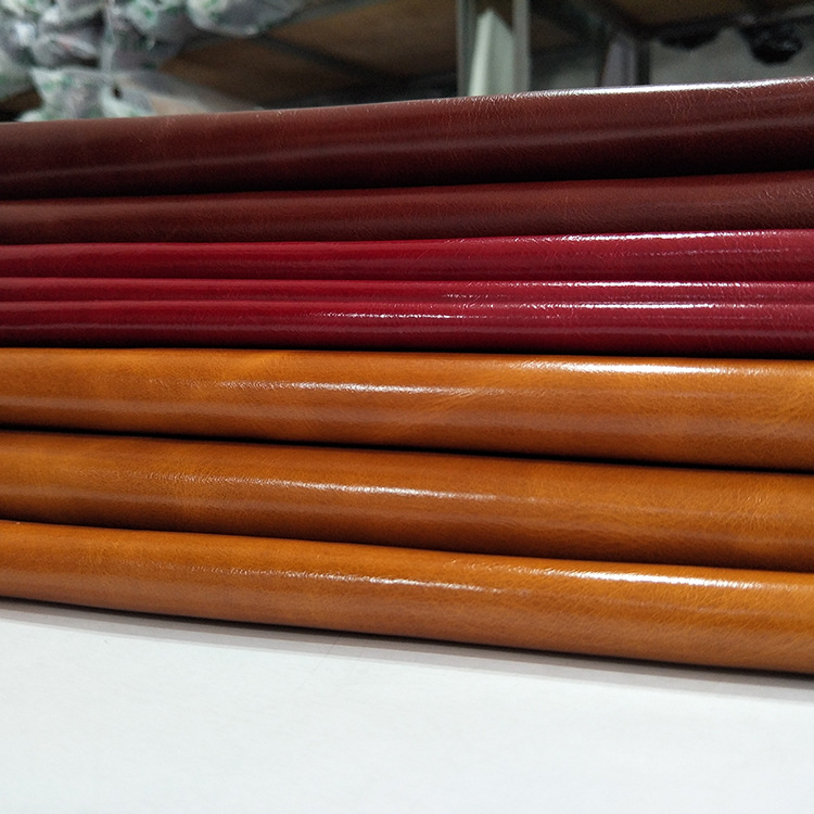 头层彩色光面牛油皮现货 鞋包用油皮真皮批发 整张油蜡牛皮