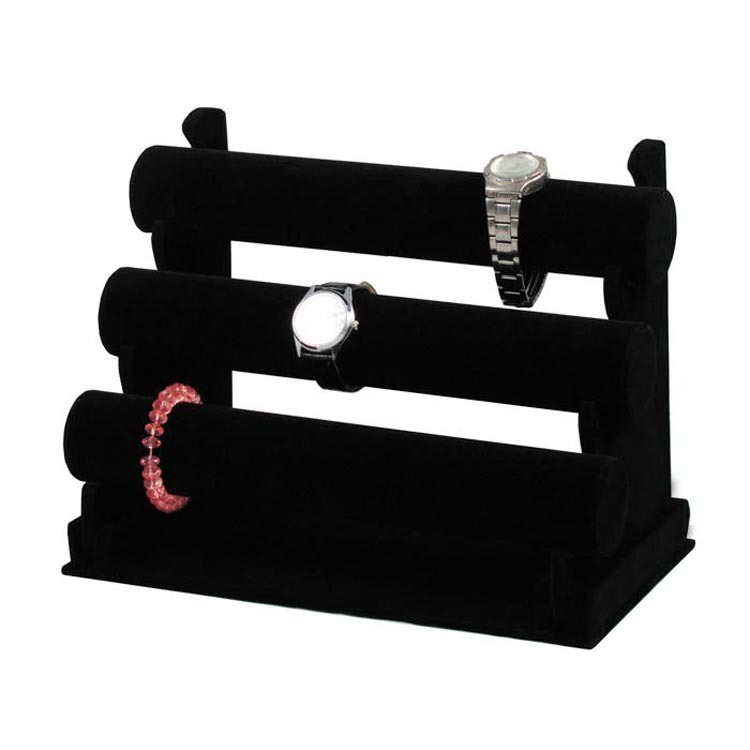 Solid Color Pattern Modern Style Solid Color Flannel Jewelry Rack