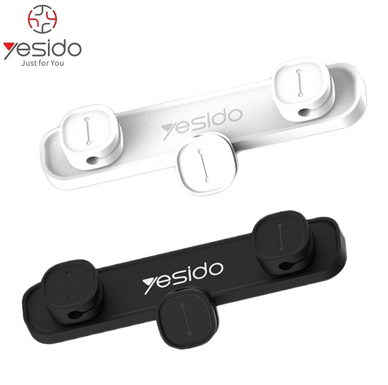 yesido 数据线夹磁吸理线器固定器 桌面收纳理线器 车载绕线器