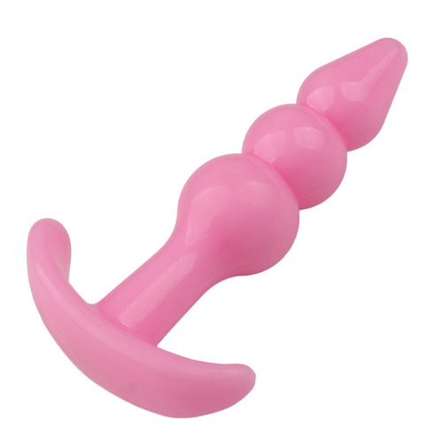 Transparent beaded anal plug, adult products anal plug, anal plug, masturbation device, G-spot anal plug