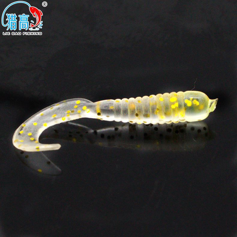 Soft Grubs Fishing Lures Curl Tail Plastics Fresh Water Cod croaker Swimbait Tackle Gear