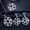 High-end set, jewelry, necklace, ring, earrings, Aliexpress, ebay, Amazon, 3 piece set, European style