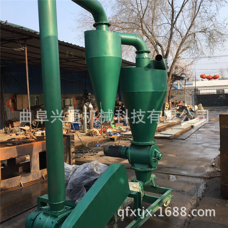 酿酒用粮食上料装仓气力输送机 饲料颗粒装袋软管长距离输送机