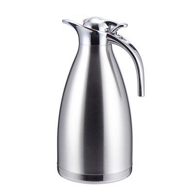 热销欧式壶真空双层304不锈钢家用咖啡保温壶热水瓶全钢2.0L礼品
