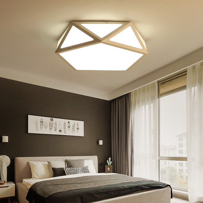 led Bedroom lights originality personality Simplicity modern Ceiling lamp Art romantic a living room household Room Round Lights