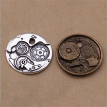 A3260时钟1000克/包 3.1克25x25mm挂件跨境热销合金闹钟定时间