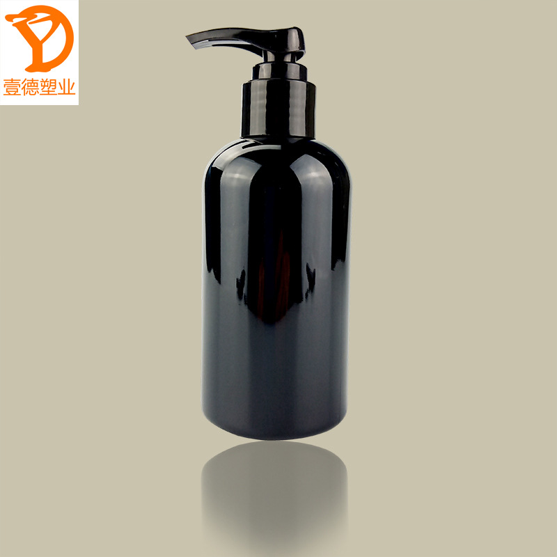 厂家定制200ml洗发水瓶 HDPE塑料瓶 圆肩乳液瓶 沐浴乳护发素瓶