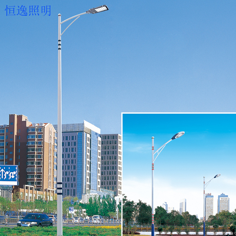 6米路灯杆 锥杆制造商大型落地灯户外路灯道路照明亮化灯饰高杆灯