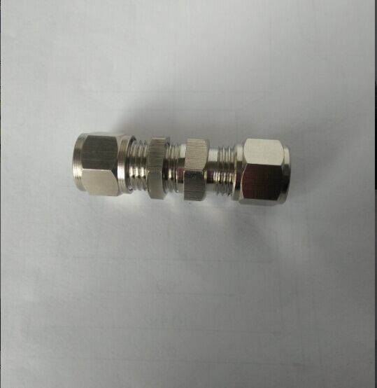 气动接头卡套式FK-S直通穿板气动管接头