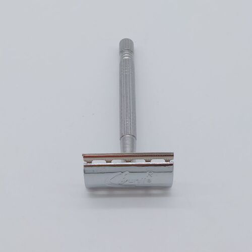 Junjie razor holder, classic old-fashioned boxed razor, manual razor, old-fashioned razor with one free blade