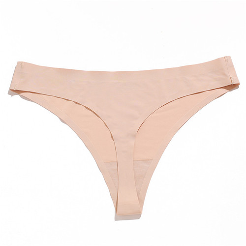 New Product: Direct Manufacturer Wholesale Low-Waist Seamless Women's Triangle Panti, One-Piece Brazilian Pants, Sexy T-String Underwear