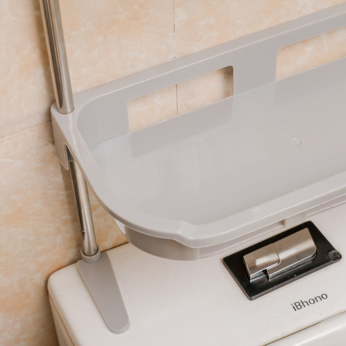 Japanese toilet rack punch-free toilet storage rack wall-mounted storage rack simple towel hanging rack three-layer multi-purpose