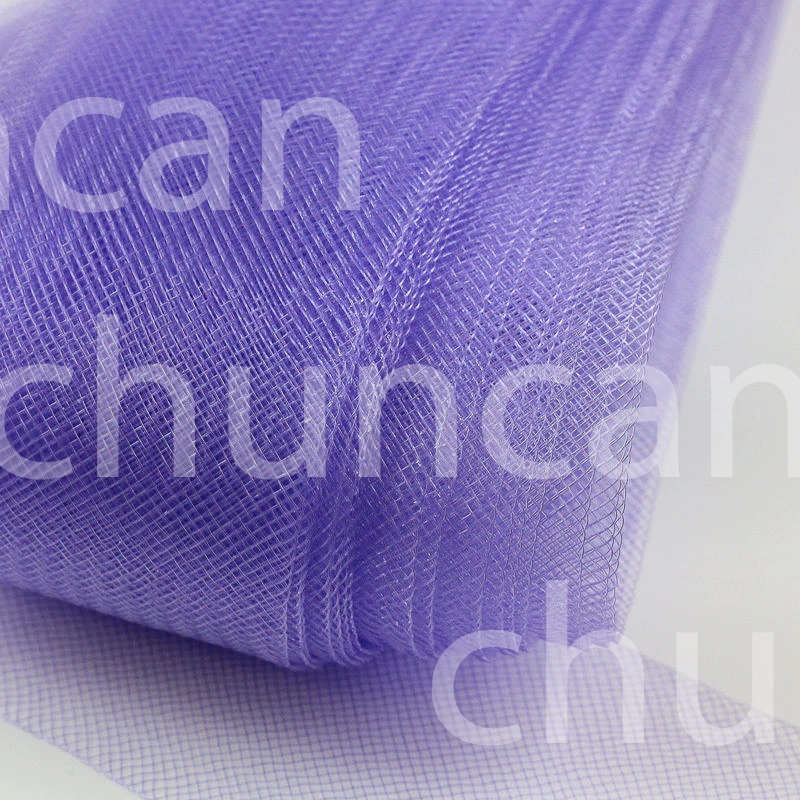 4cm elastic stretch mesh with horsehair fishbone tulle wedding Latin dance headpiece accessory