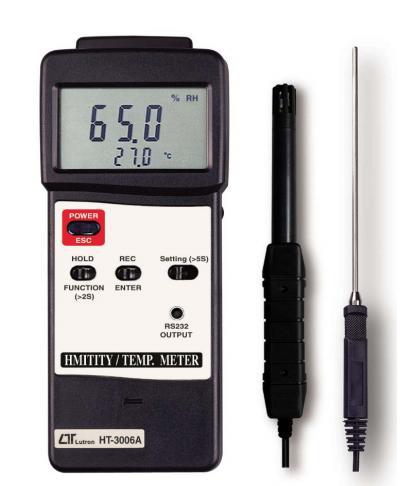 中国台湾路昌Lutron HT-3006A智慧型温湿度表
