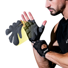 Half-finger fitness sports gloves thin sports sweat-absorbent anti-slip hand guards training horizontal bar riding gloves outdoor gloves