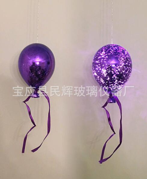 厂家批发 玻璃LED气球/ 电镀 碎银 汽球/ 透明彩绘玻璃球-阿里巴巴
